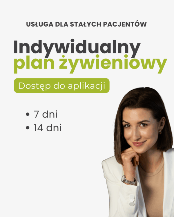 Indywidualny plan żywieniowy z dostępem do aplikacji mobilnej